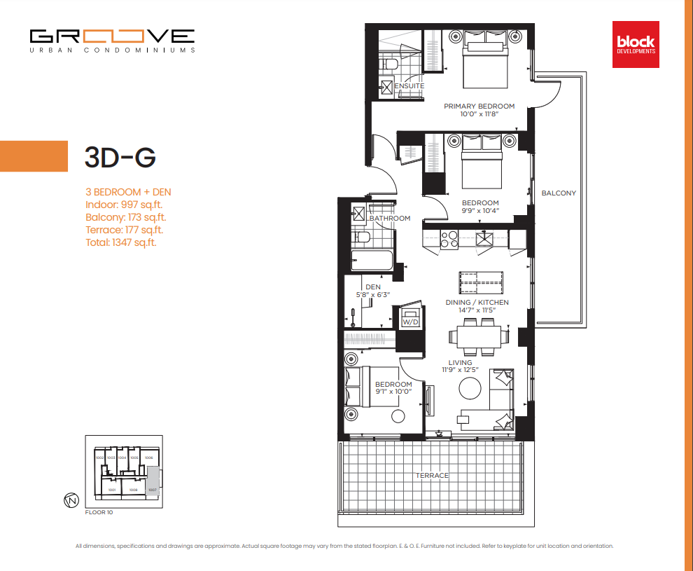 3D-G floor plan