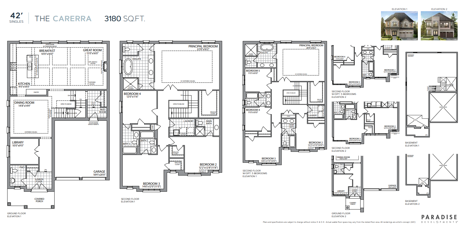 The Carrera floor plan