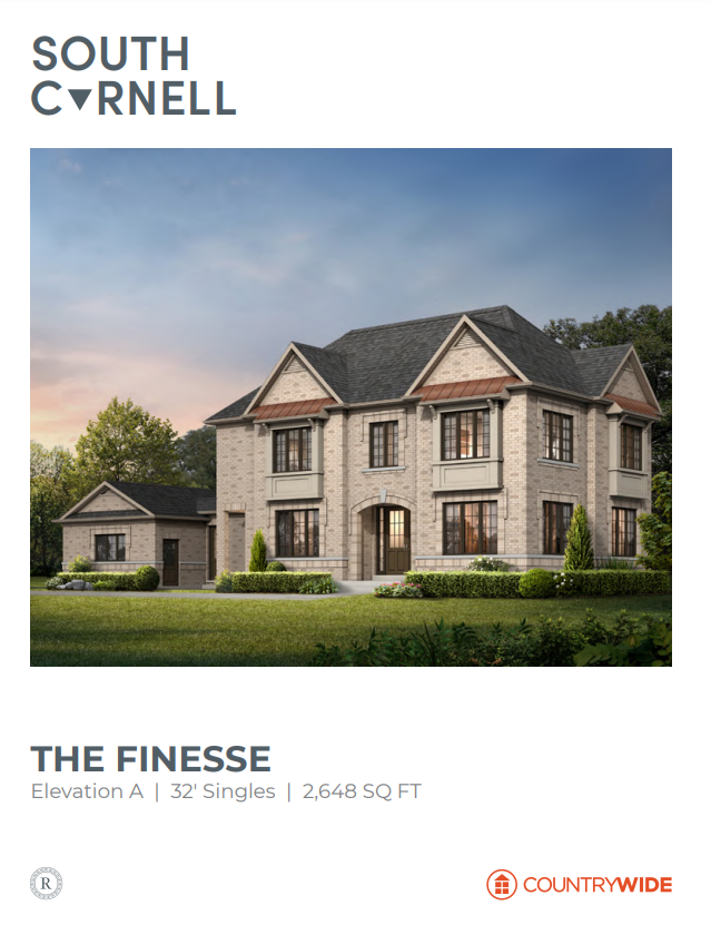 The Finesse (Corner) - Elev. A floor plan