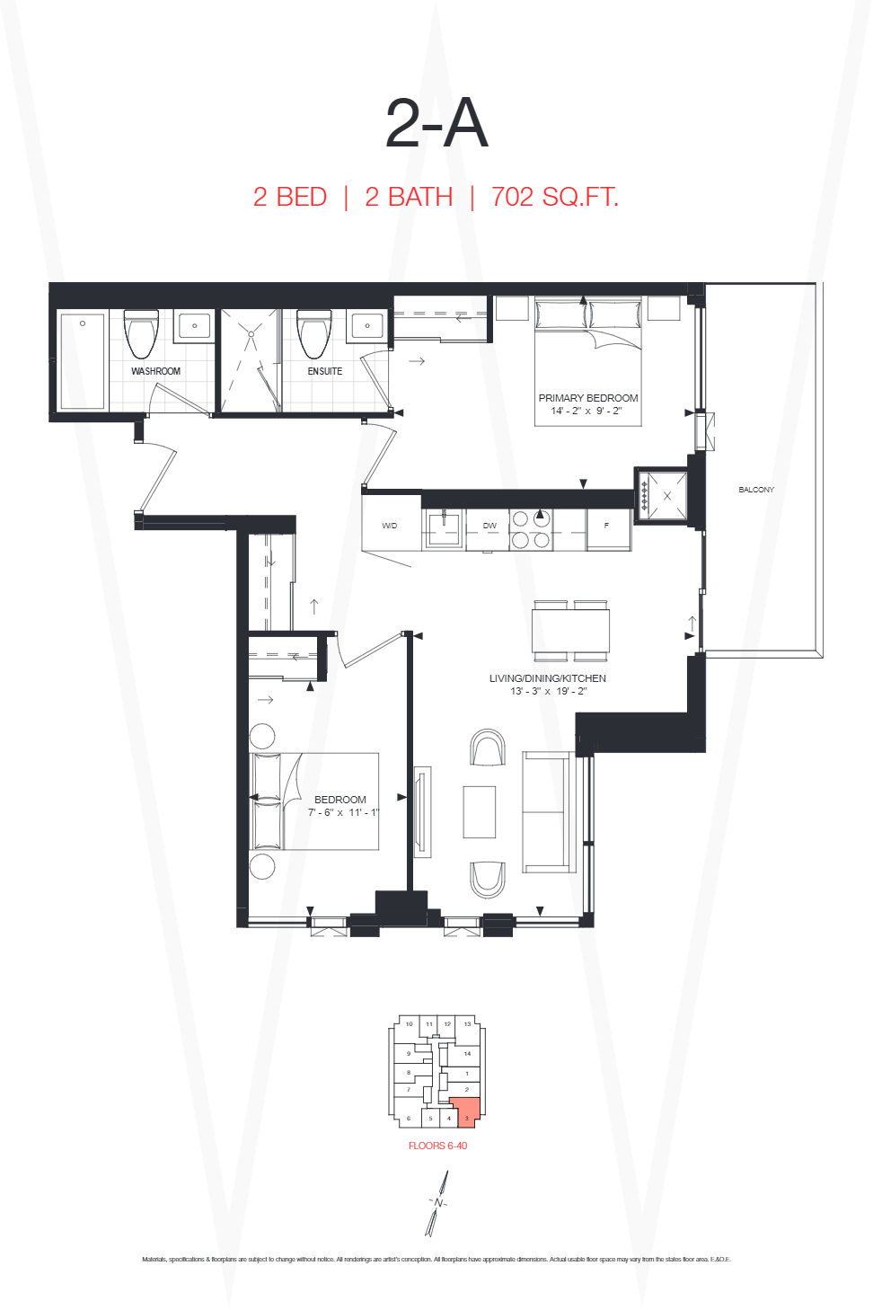 2-A floor plan