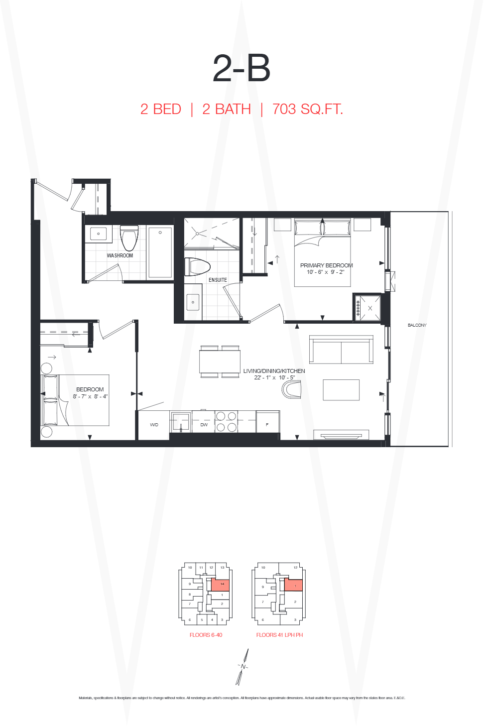2-B floor plan