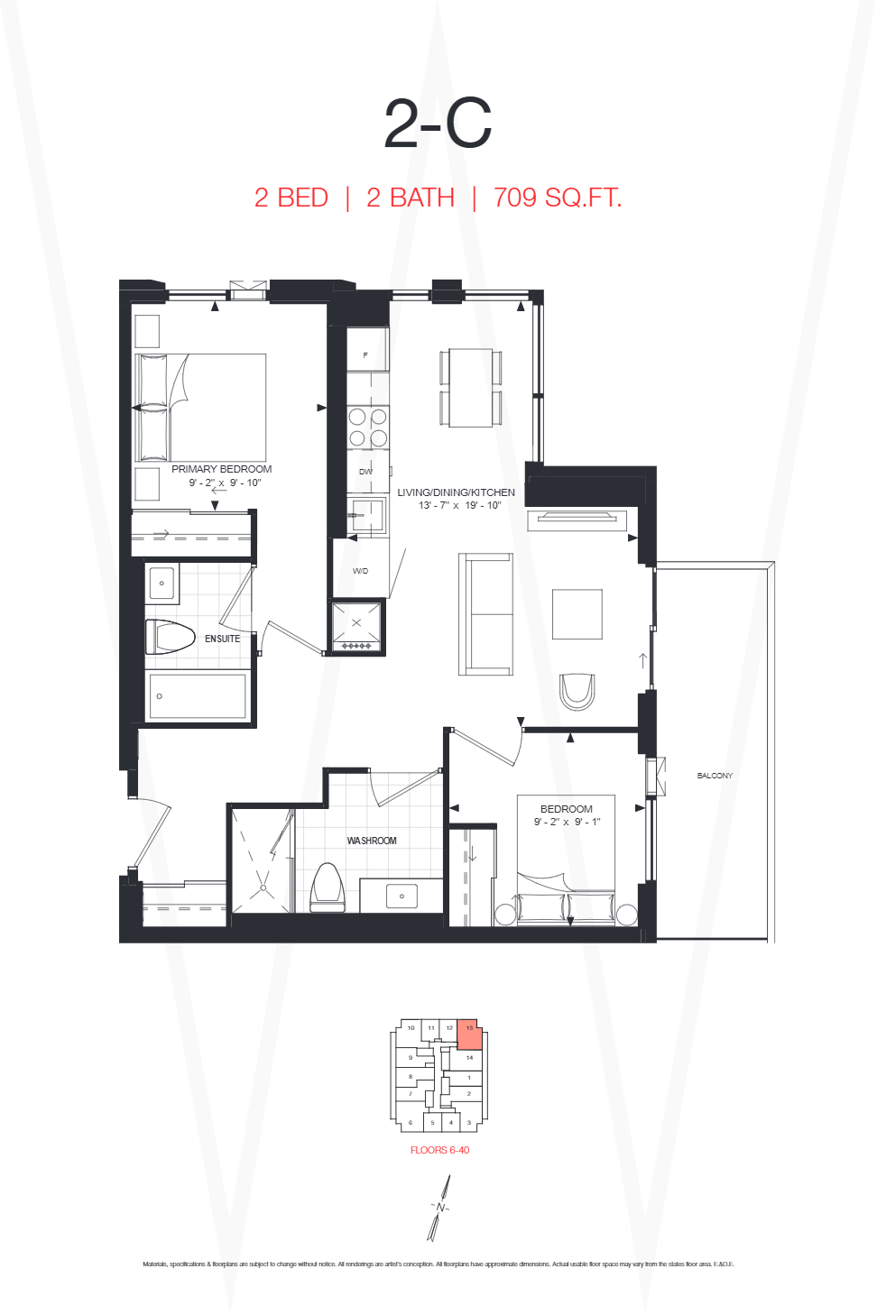 2-C floor plan