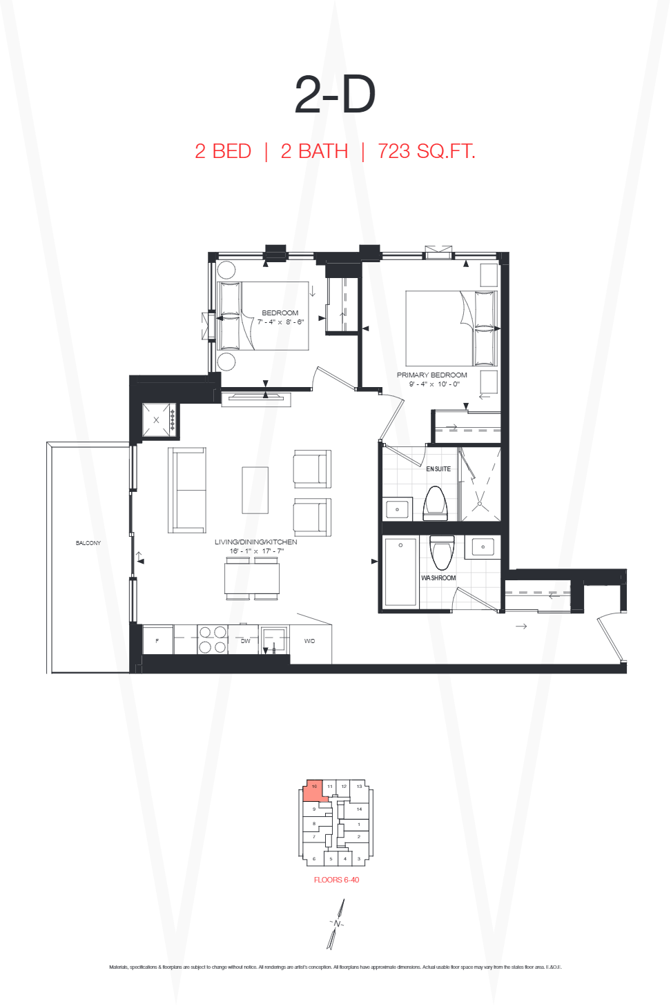 2-D floor plan
