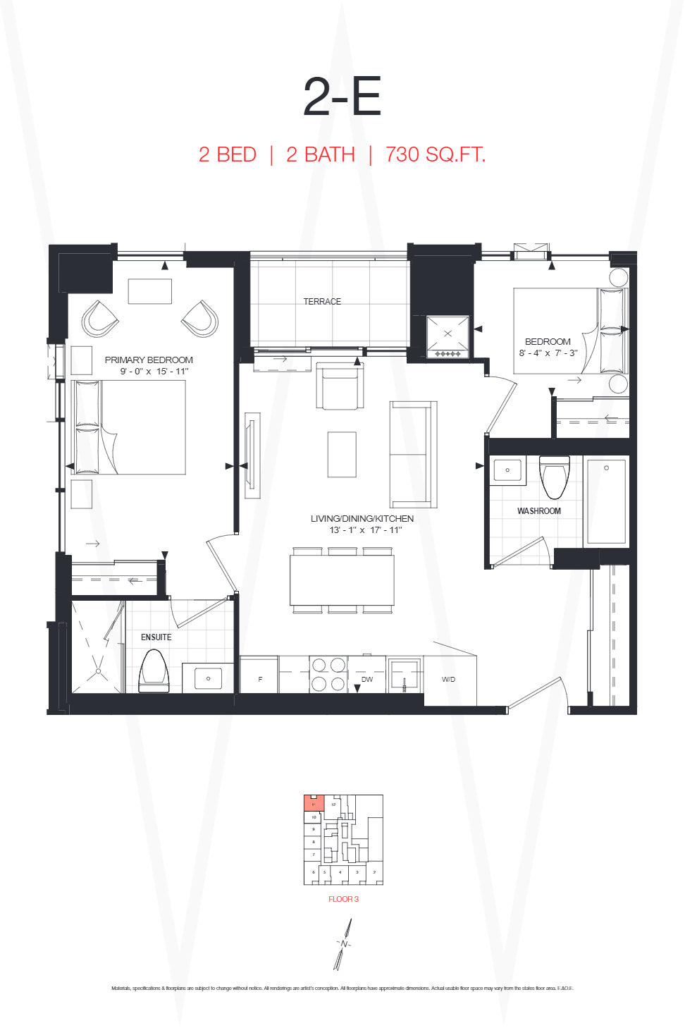 2-E floor plan