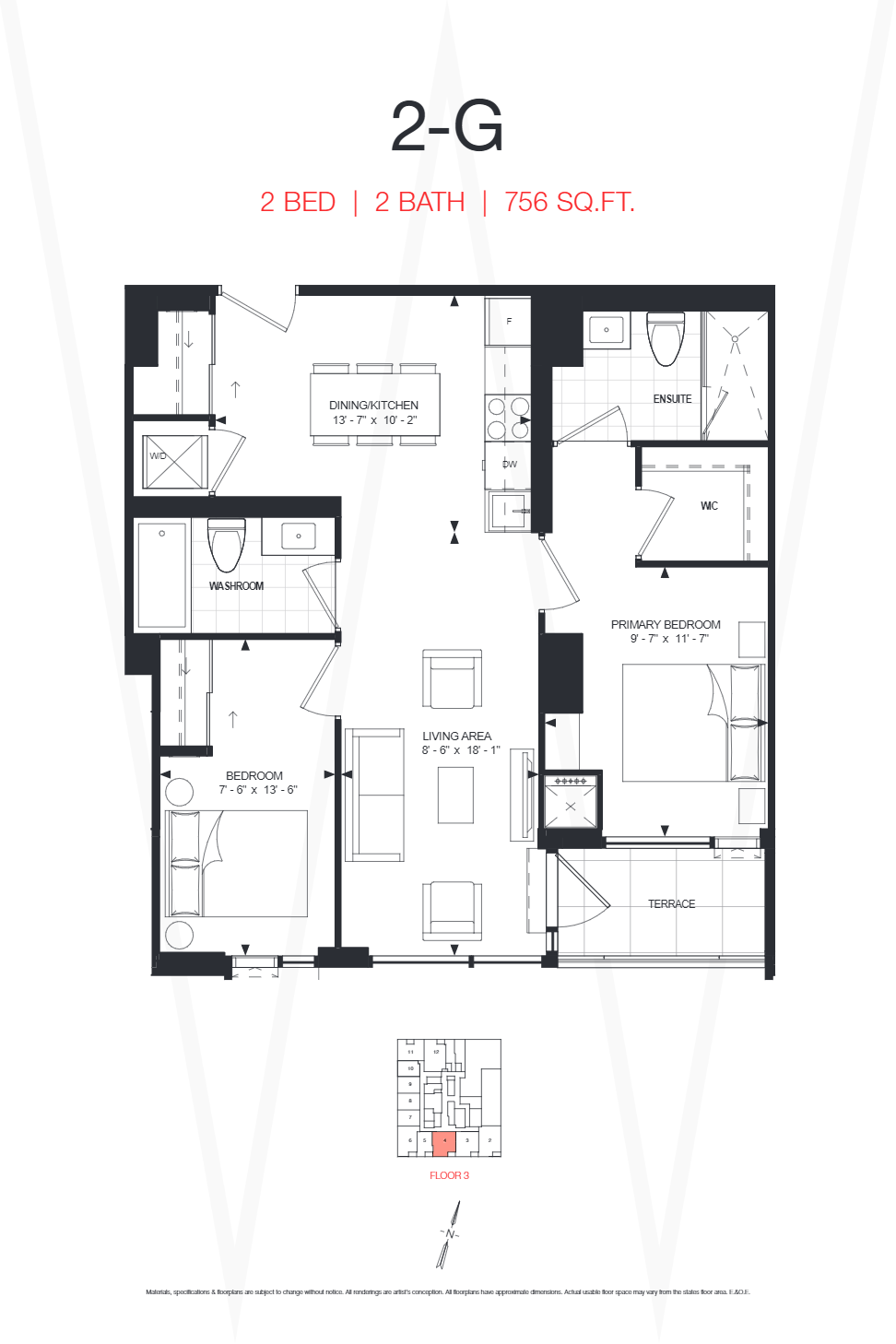 2-G floor plan