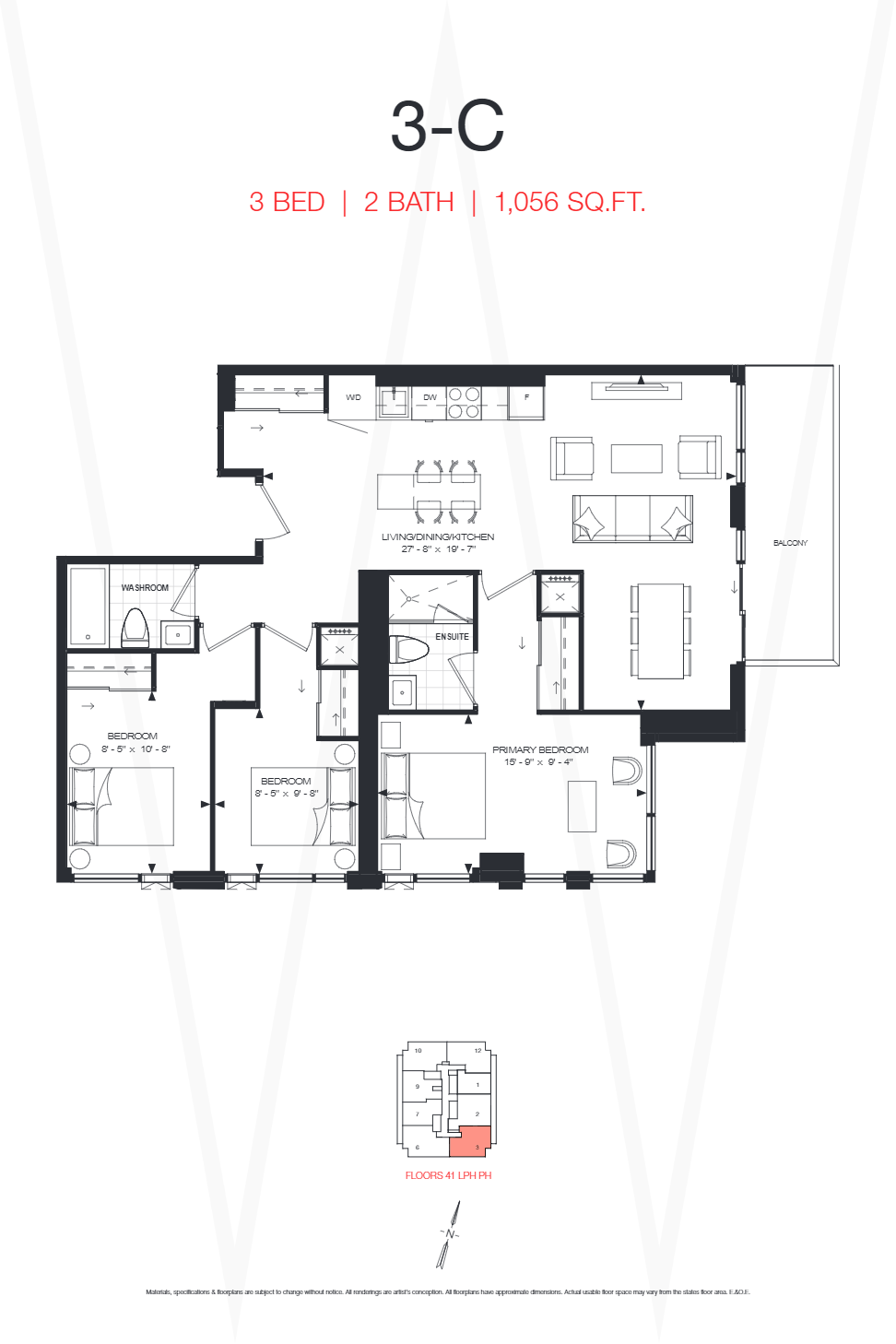 3-C floor plan