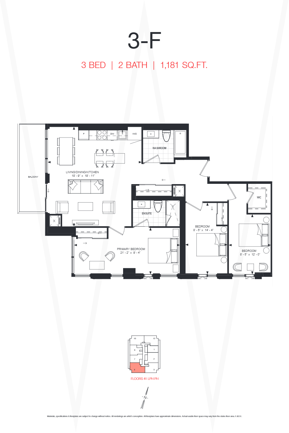 3-F floor plan