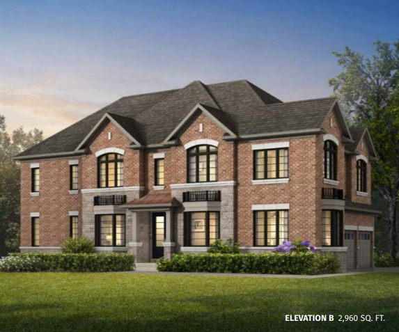 Hazelle Corner - Elev. B floor plan