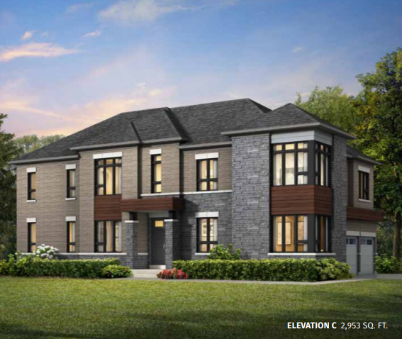Hazelle Corner - Elev. C floor plan