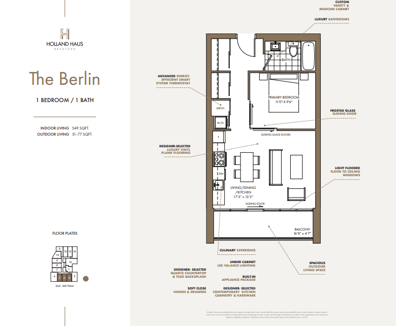 The Berlin floor plan