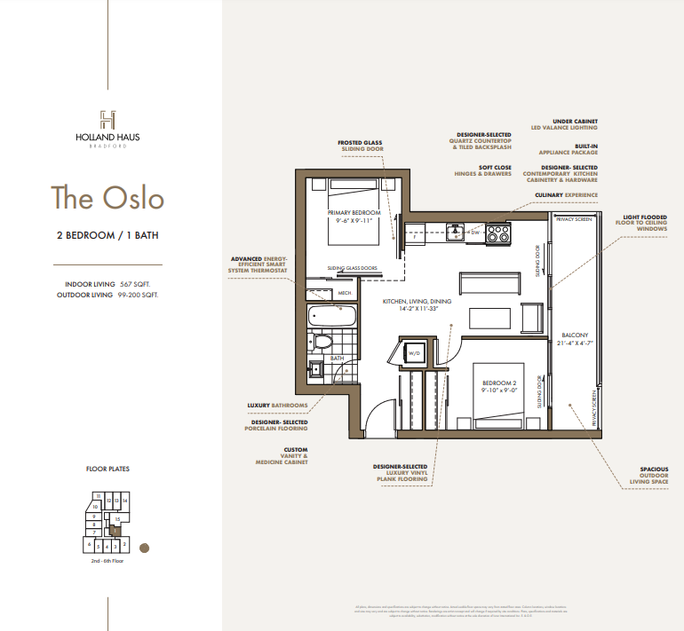 The Oslo floor plan