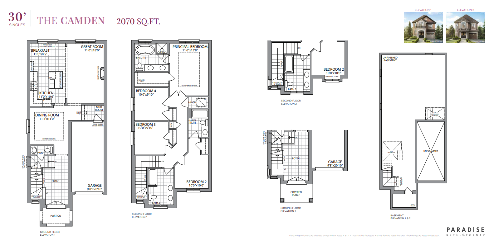 The Camden floor plan
