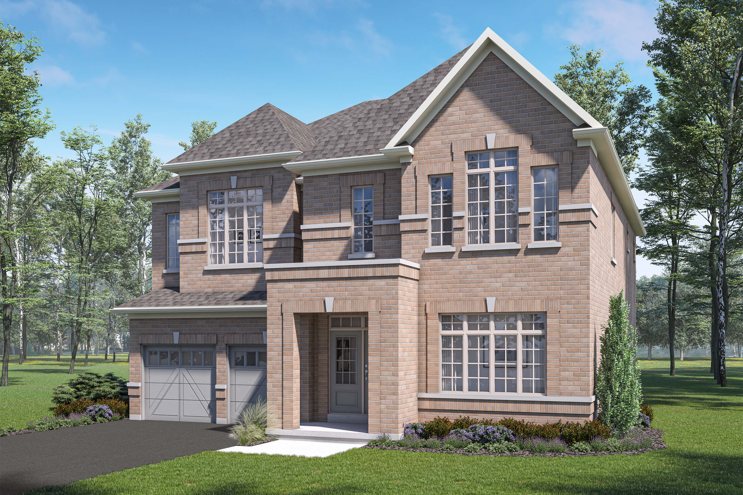 Glenville - Elev. A floor plan
