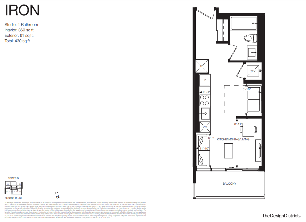 IRON floor plan
