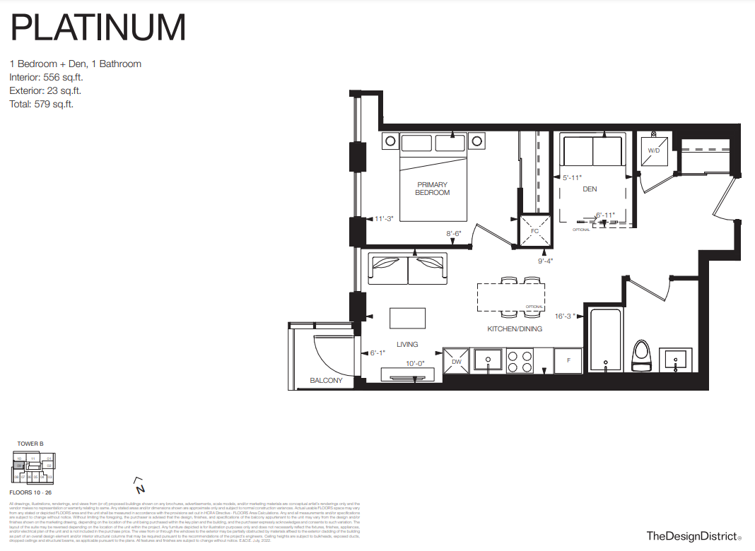 PLATINUM floor plan