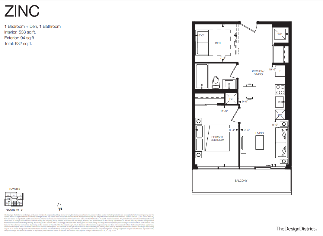 ZINC floor plan