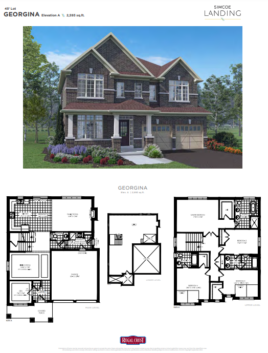 Georgina - Elev. A floor plan