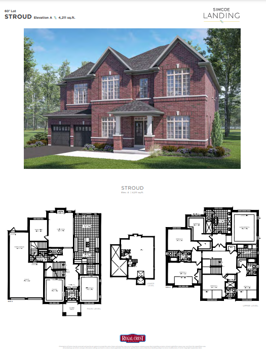 Stroud - Elev. A floor plan