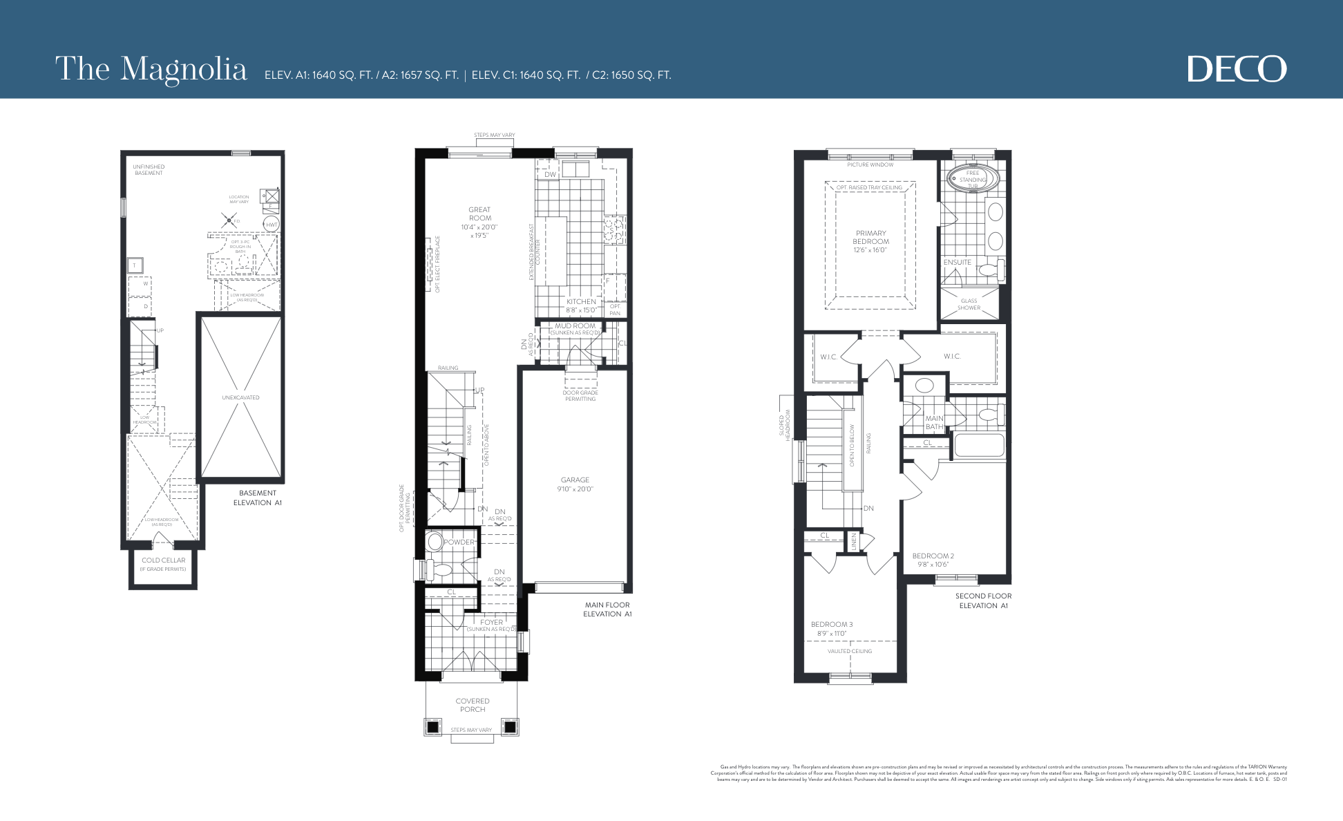 The Magnolia - Elev. C1 floor plan