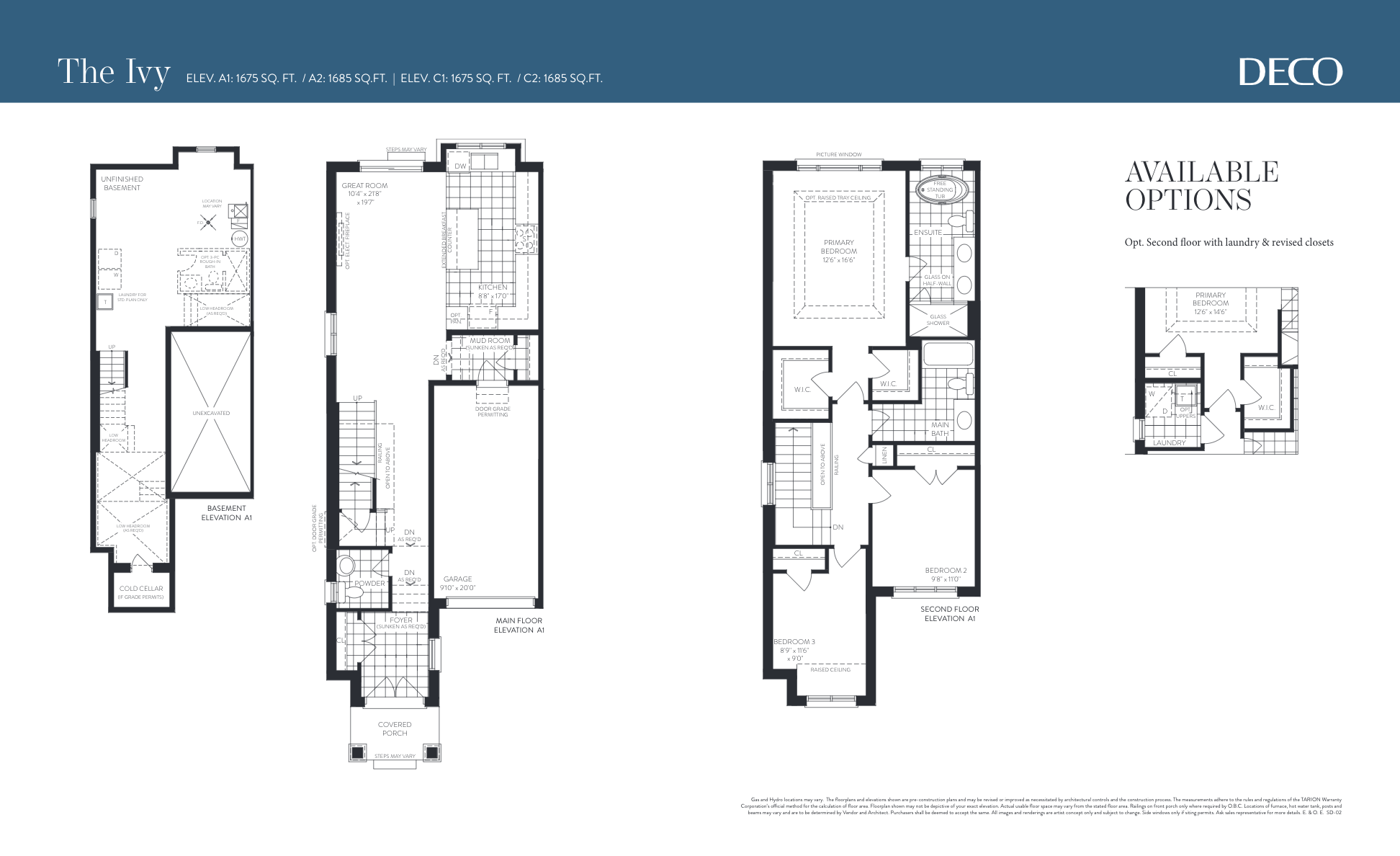 The Ivy - Elev. A1 floor plan