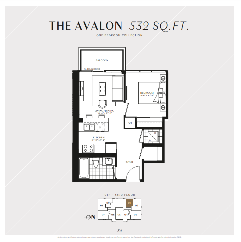 THE AVALON floor plan