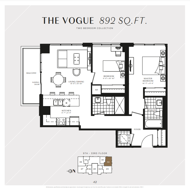 THE VOGUE floor plan