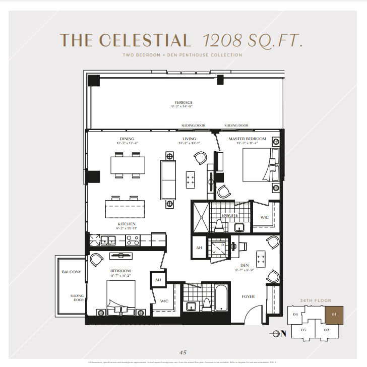 THE CELESTIAL floor plan