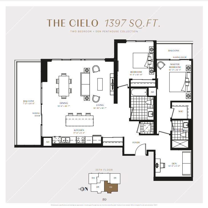 THE CIELO floor plan