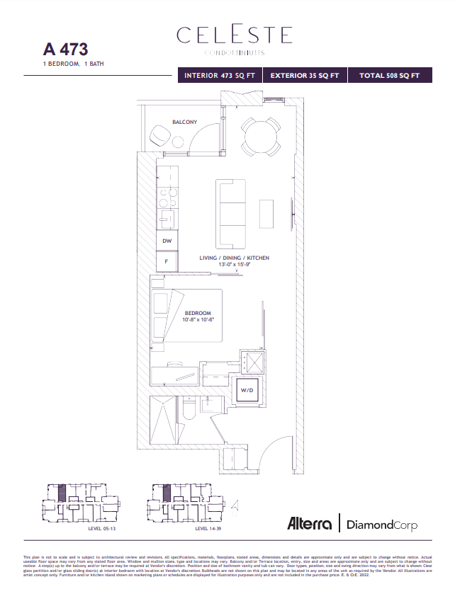A 473 floor plan