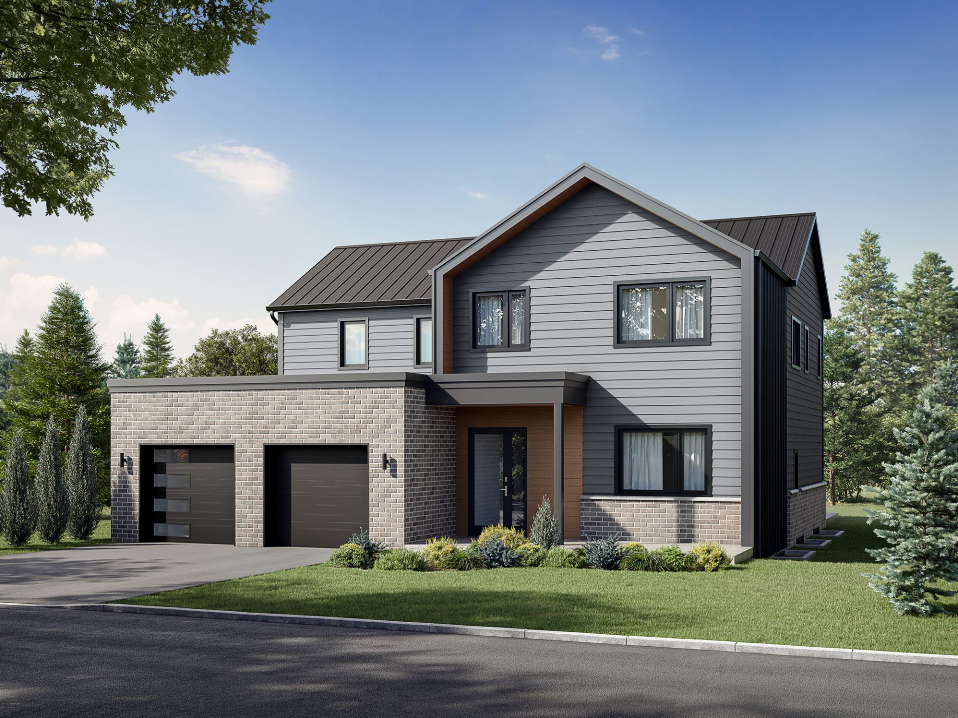 The Stonehurst - Modern floor plan