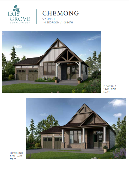 Chemong B floor plan