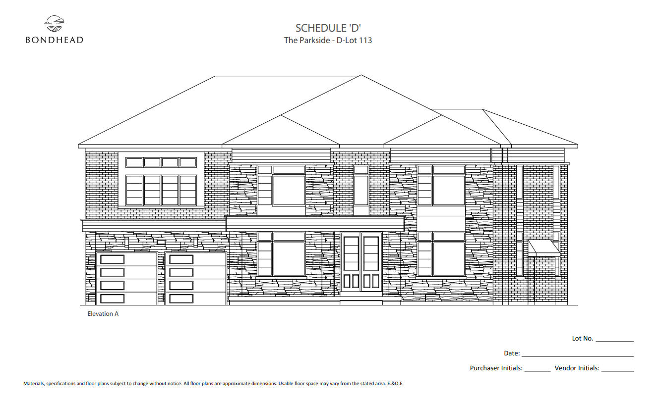 Lot 113 floor plan