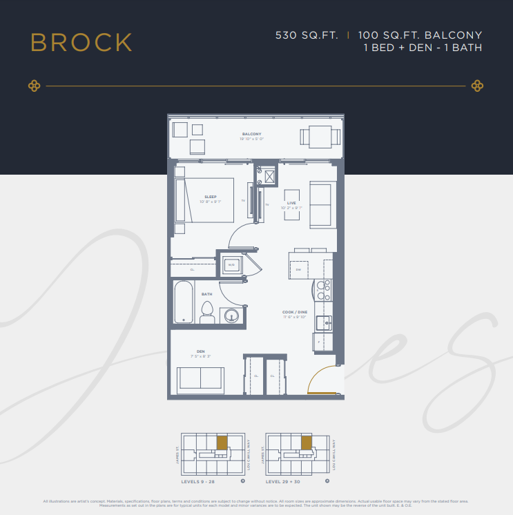 Brock floor plan