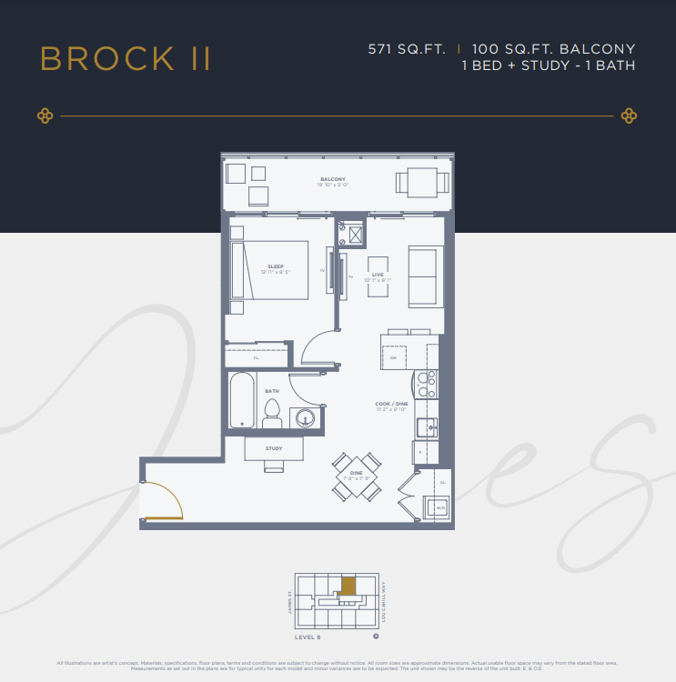Brock II floor plan