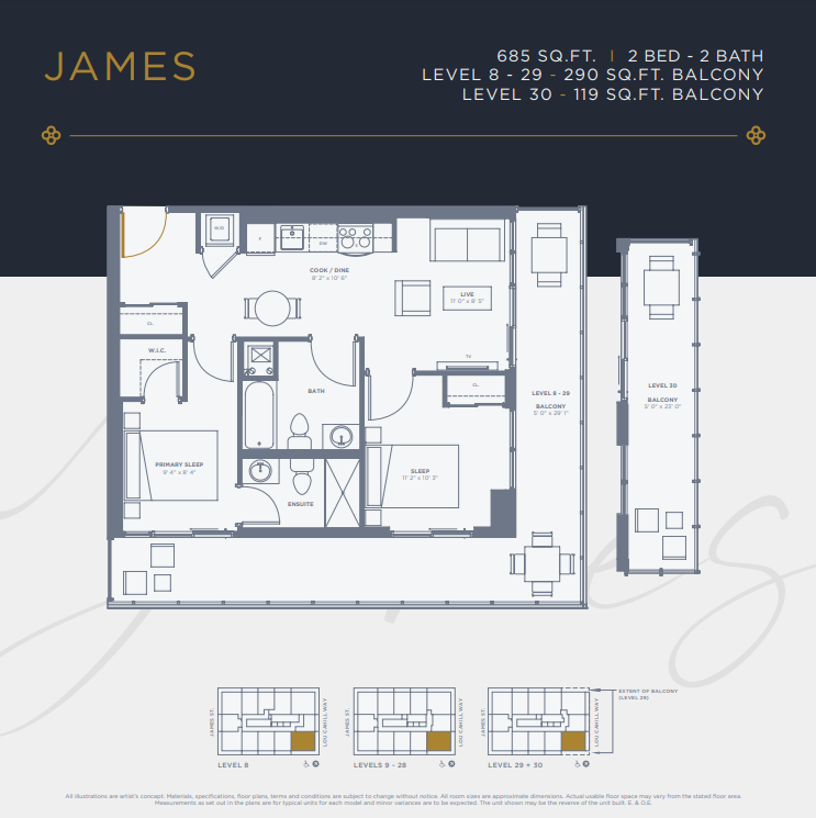 James floor plan