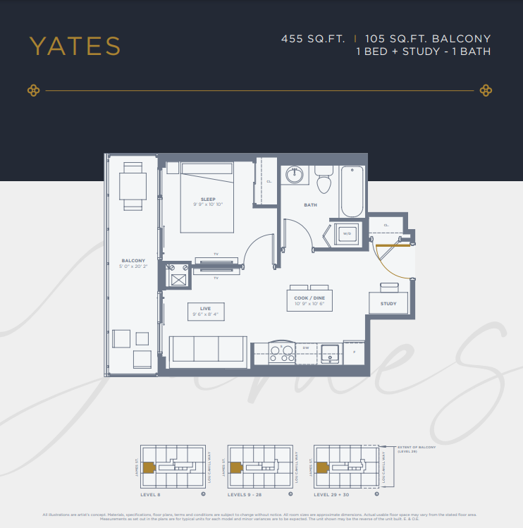 Yates floor plan