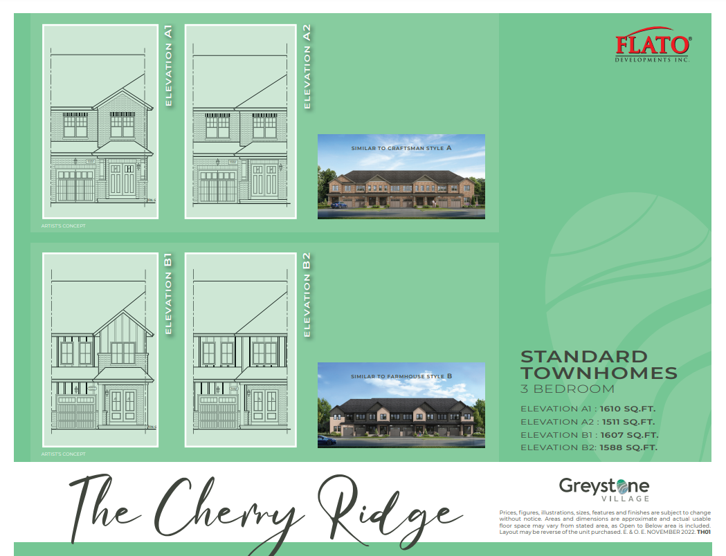 The Cherry Ridge - Elev. A2 floor plan