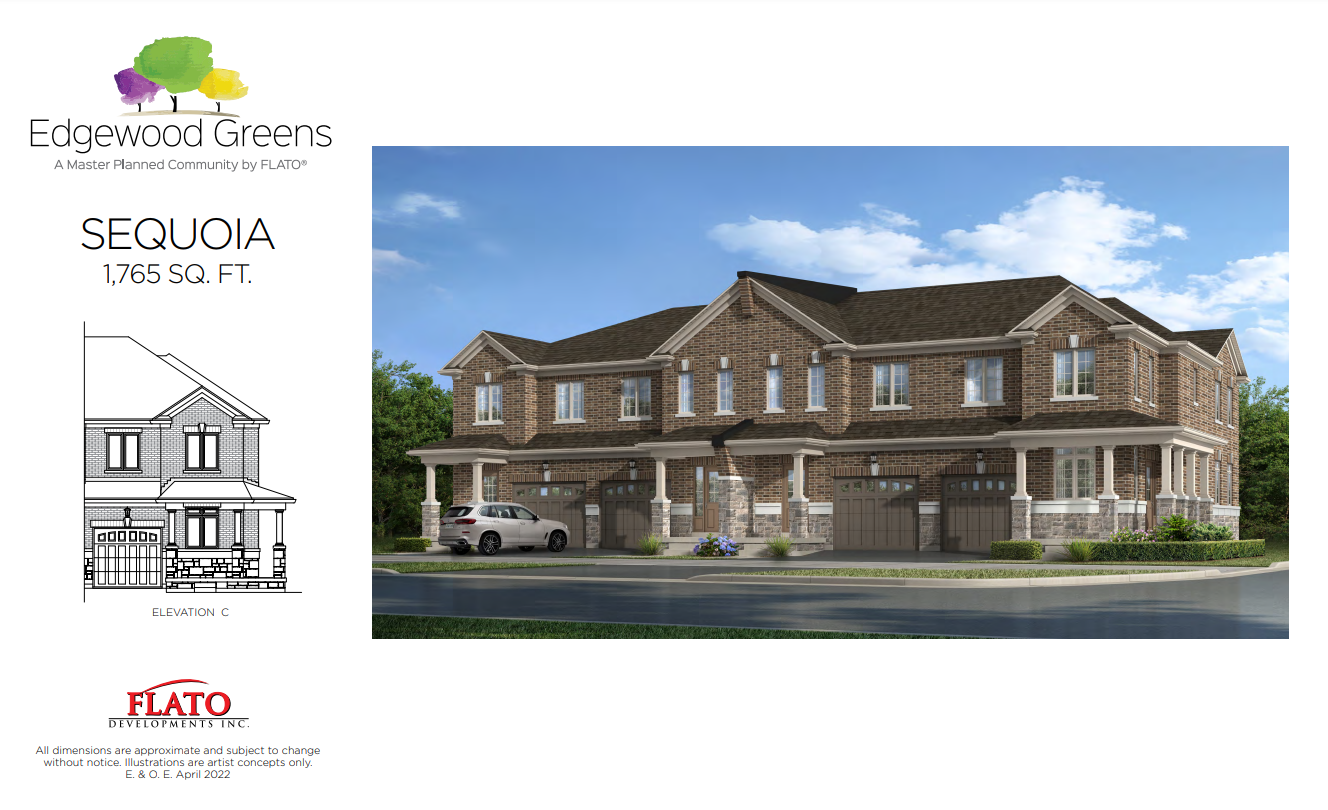 Sequoia - Elev. C (Corner Unit) floor plan
