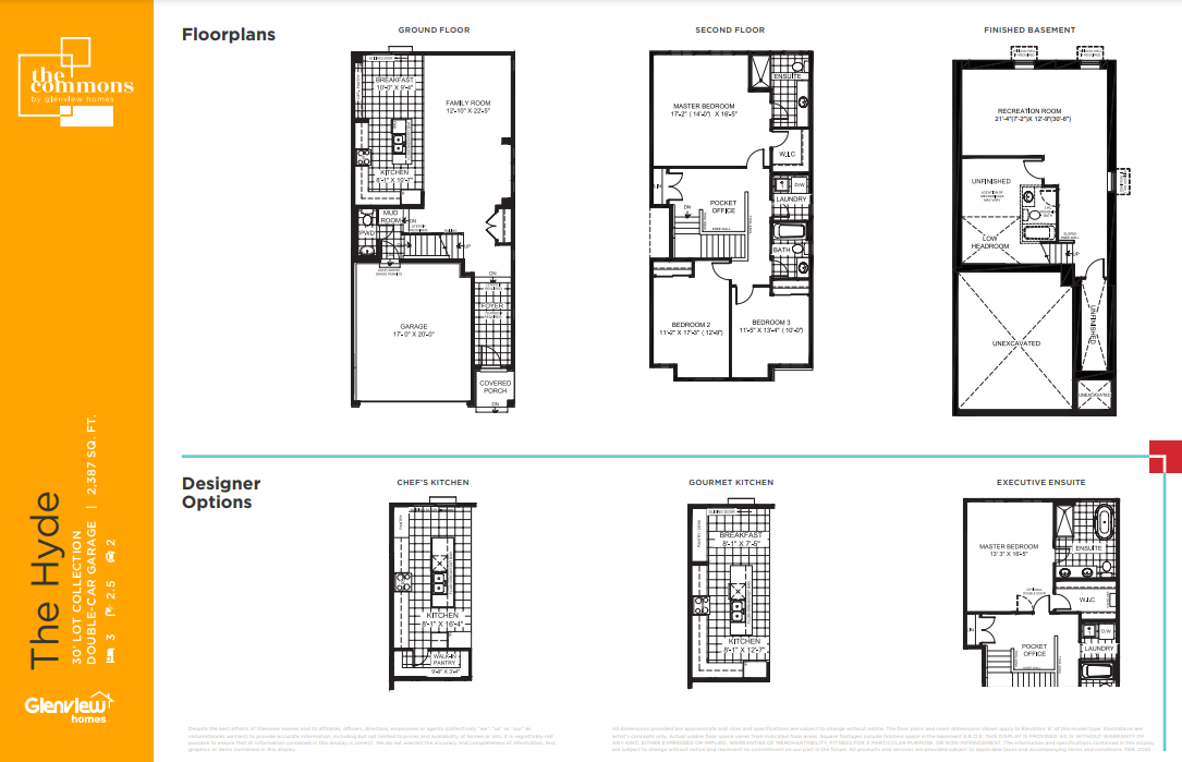 The Hyde - Elev E floor plan