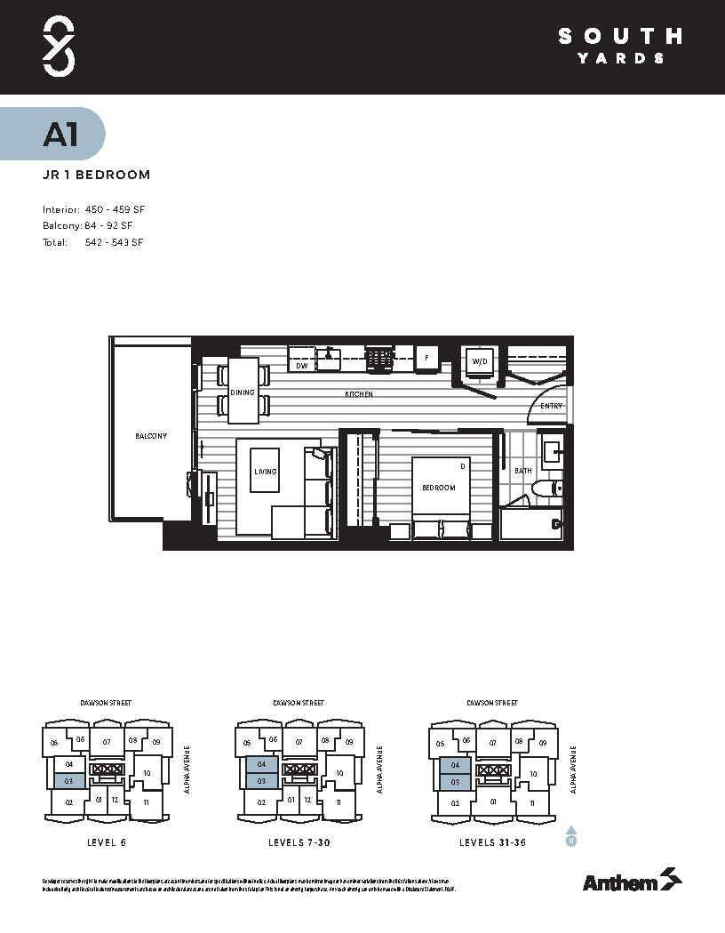 A1 floor plan