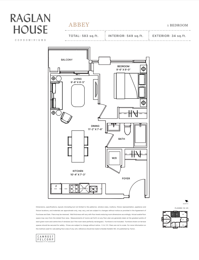 ABBEY floor plan