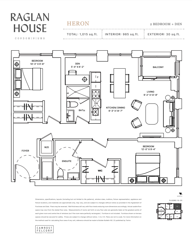 HERON floor plan