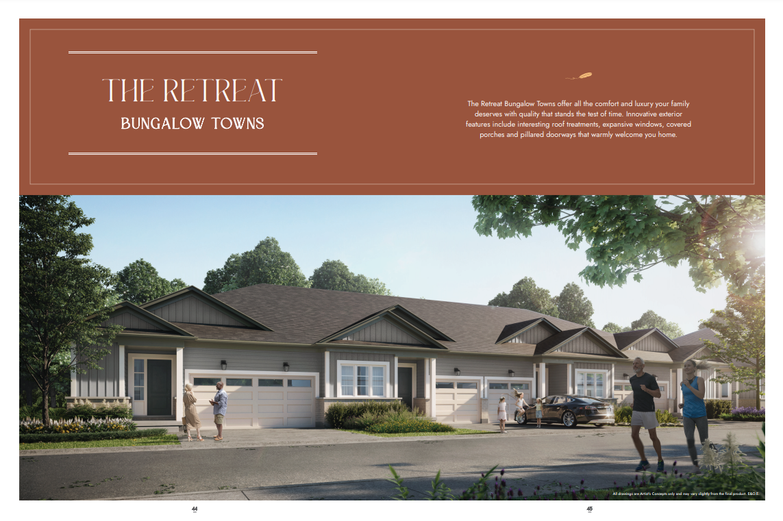 The Retreat - Exterior floor plan