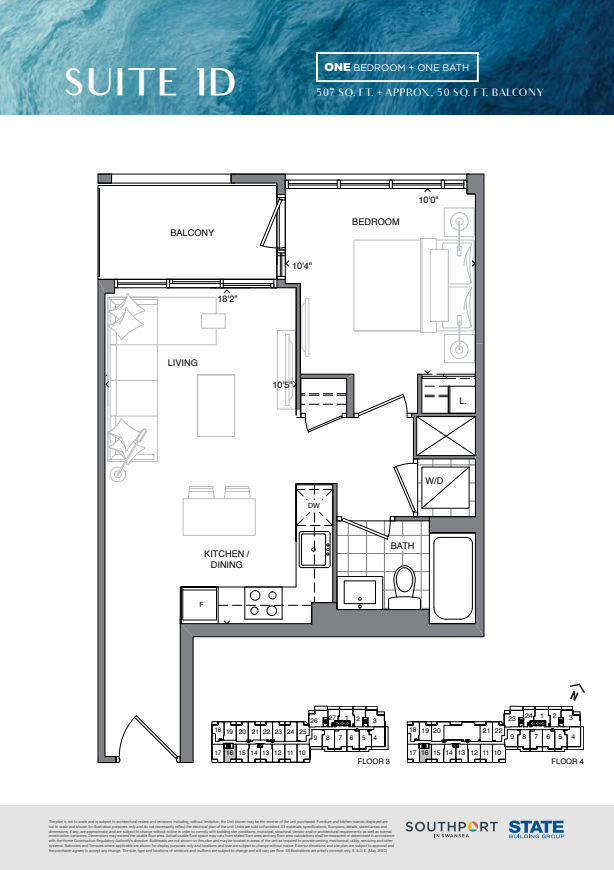 SUITE 1D floor plan