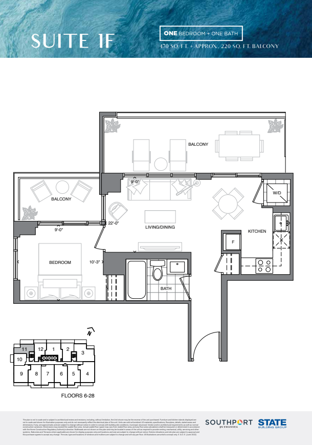 SUITE 1F floor plan