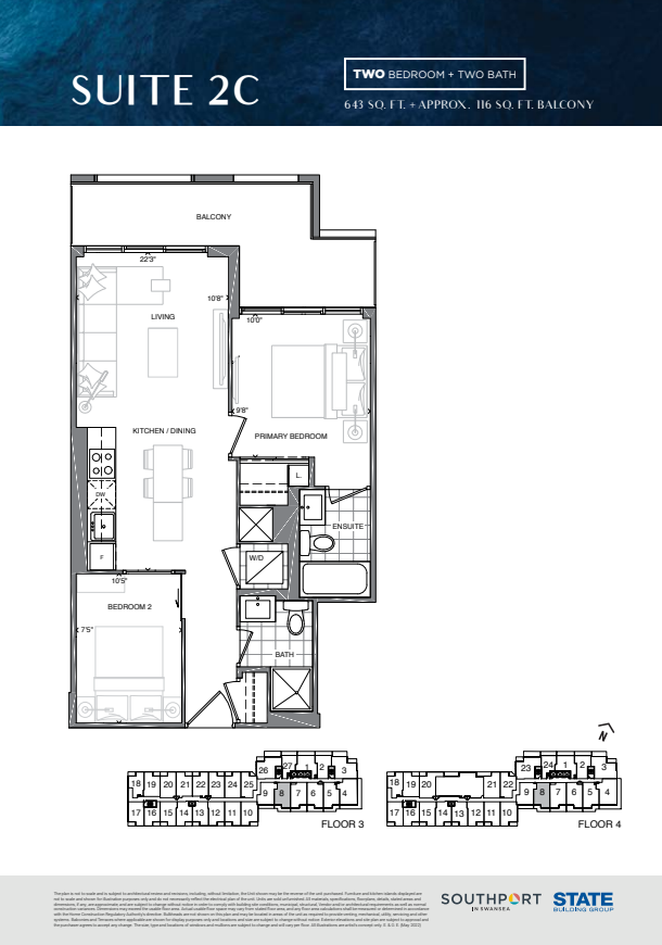 SUITE 2C floor plan