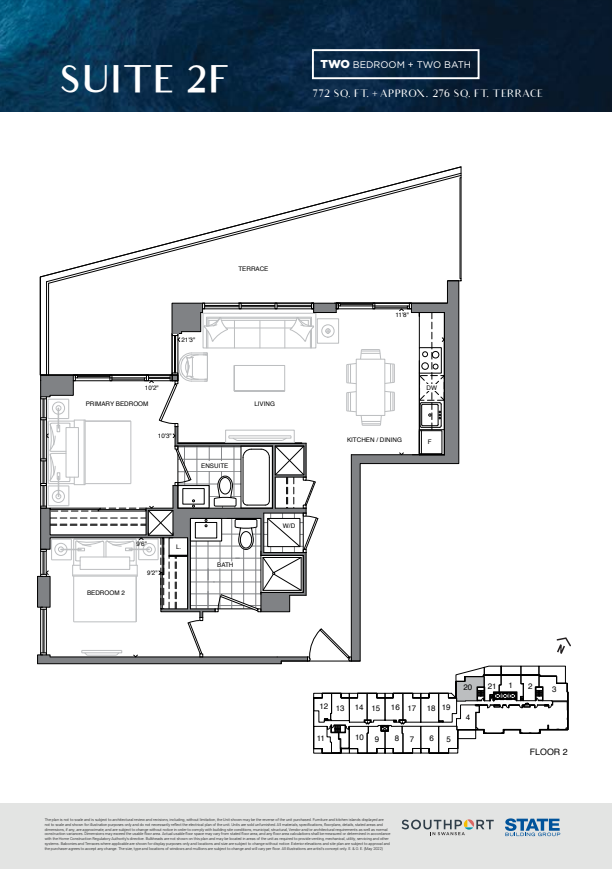 SUITE 2F floor plan