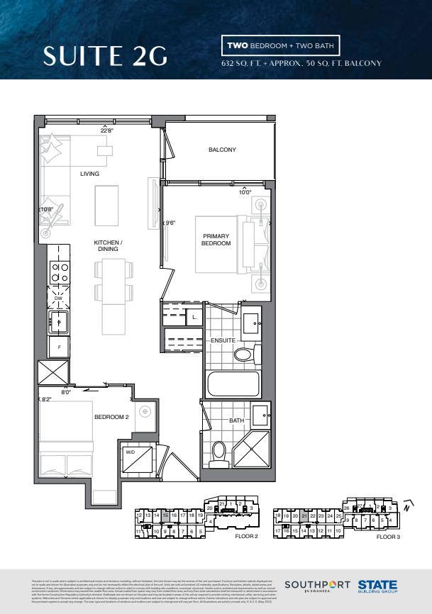 SUITE 2G floor plan