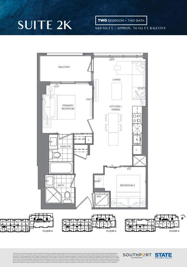 SUITE 2K floor plan