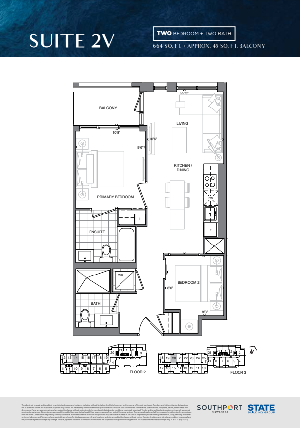 SUITE 2V floor plan